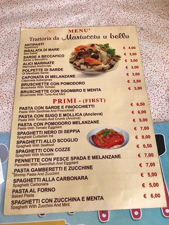 Trattoria da Marriuciu u Bellu